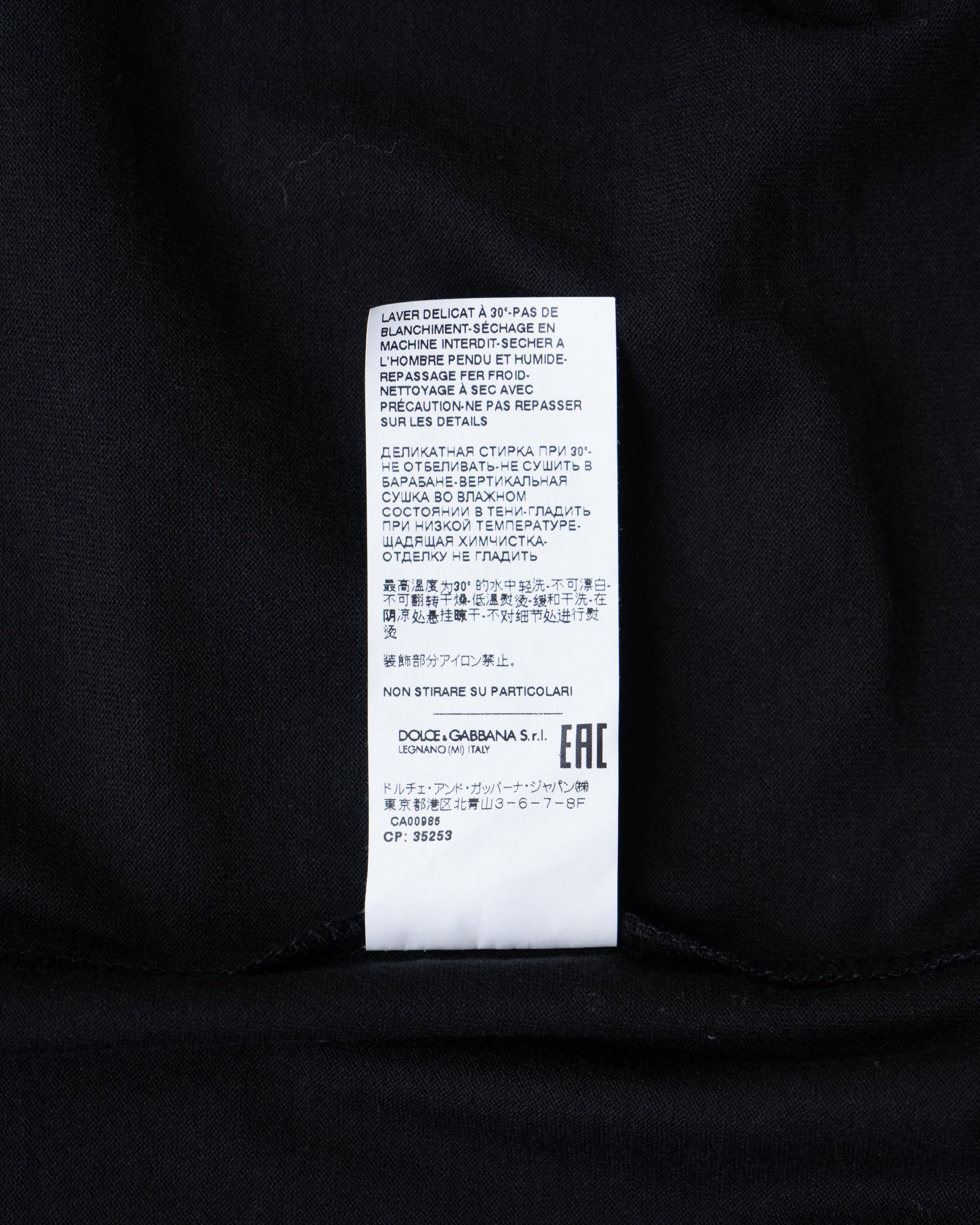 〈DOLCE&GABBANA〉T-shirt
