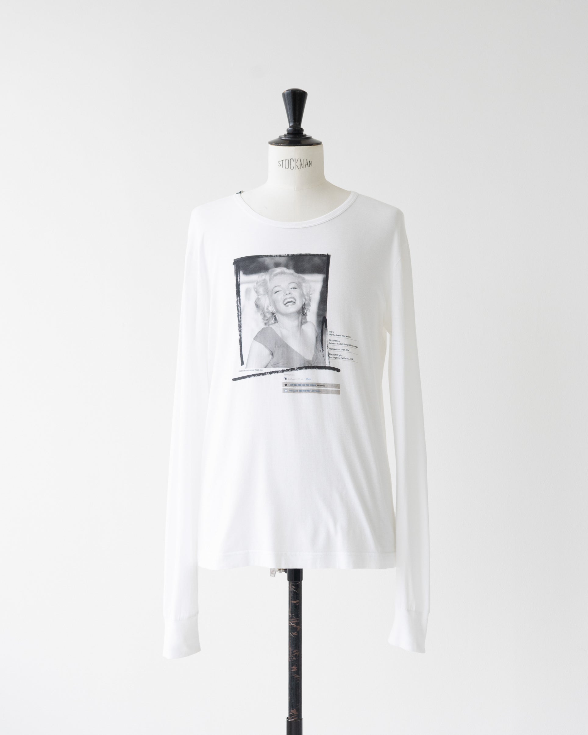 〈DOLCE&GABBANA〉Marilyn Monroe Long T-shirt