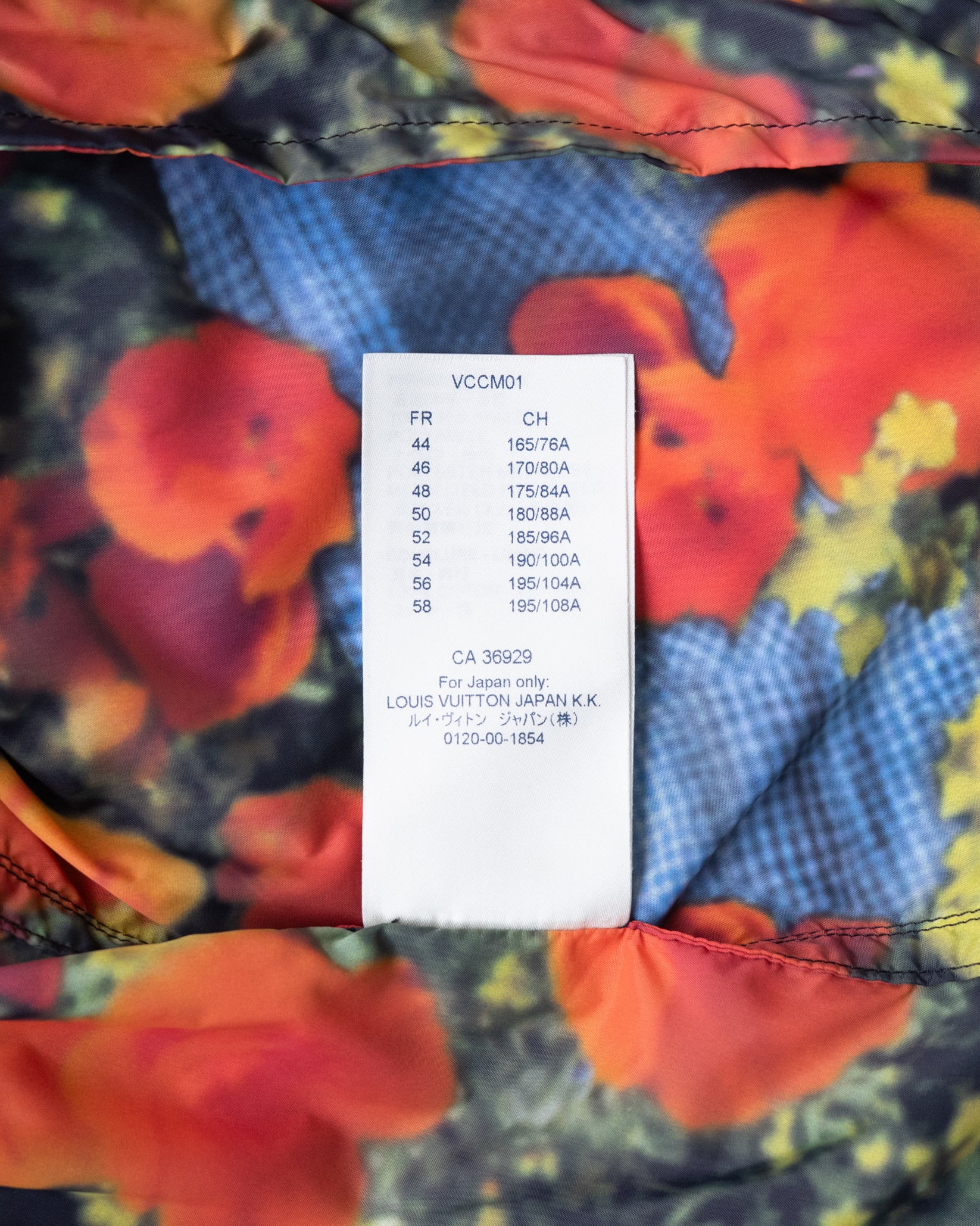 〈LOUIS VUITTON by Virgil Abloh〉Floral Windbreaker