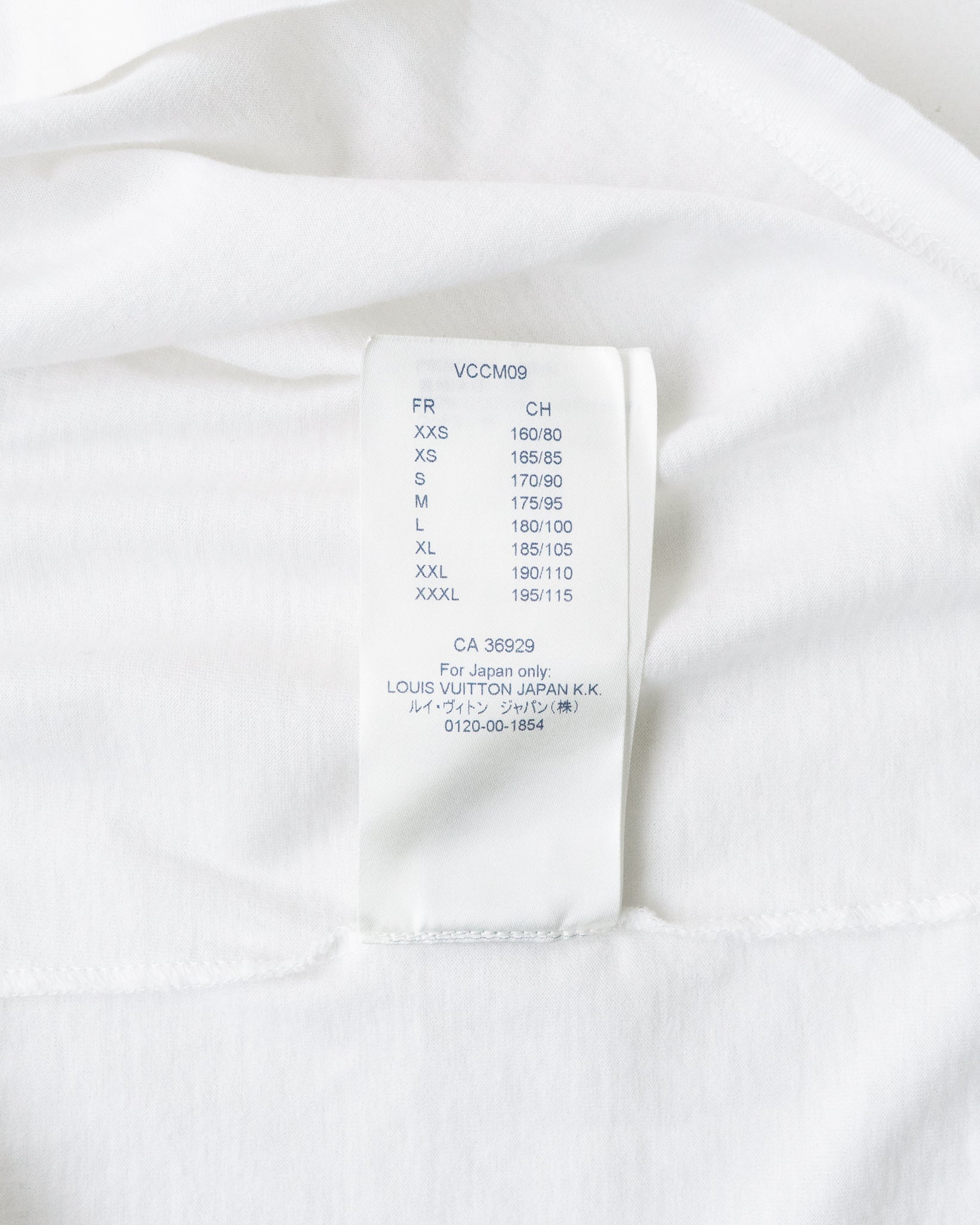 〈LOUIS VUITTON by Kim Jones〉PEACE AND LOVE T-shirt RM182 FMB HFY79W