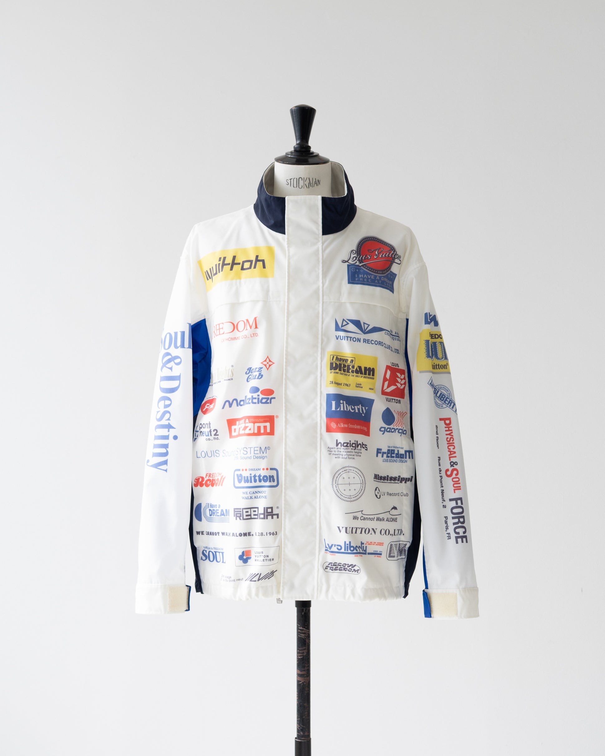 Virgil Vuitton ナイロンジャケット off white ヴィトン LOUIS VUITTON by Virgil Abloh〉Racing Jacket