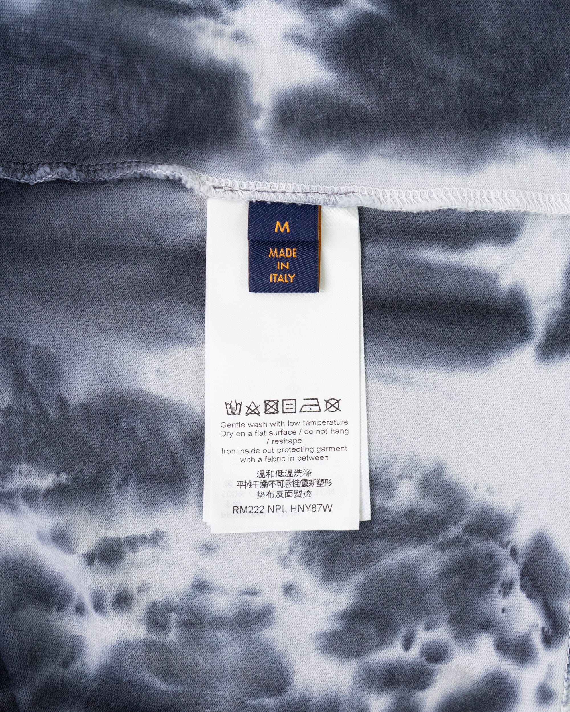 〈LOUIS VUITTON by Virgil Abloh〉Tie-dye T-shirt  RM222 NPL HNY87W 22AW