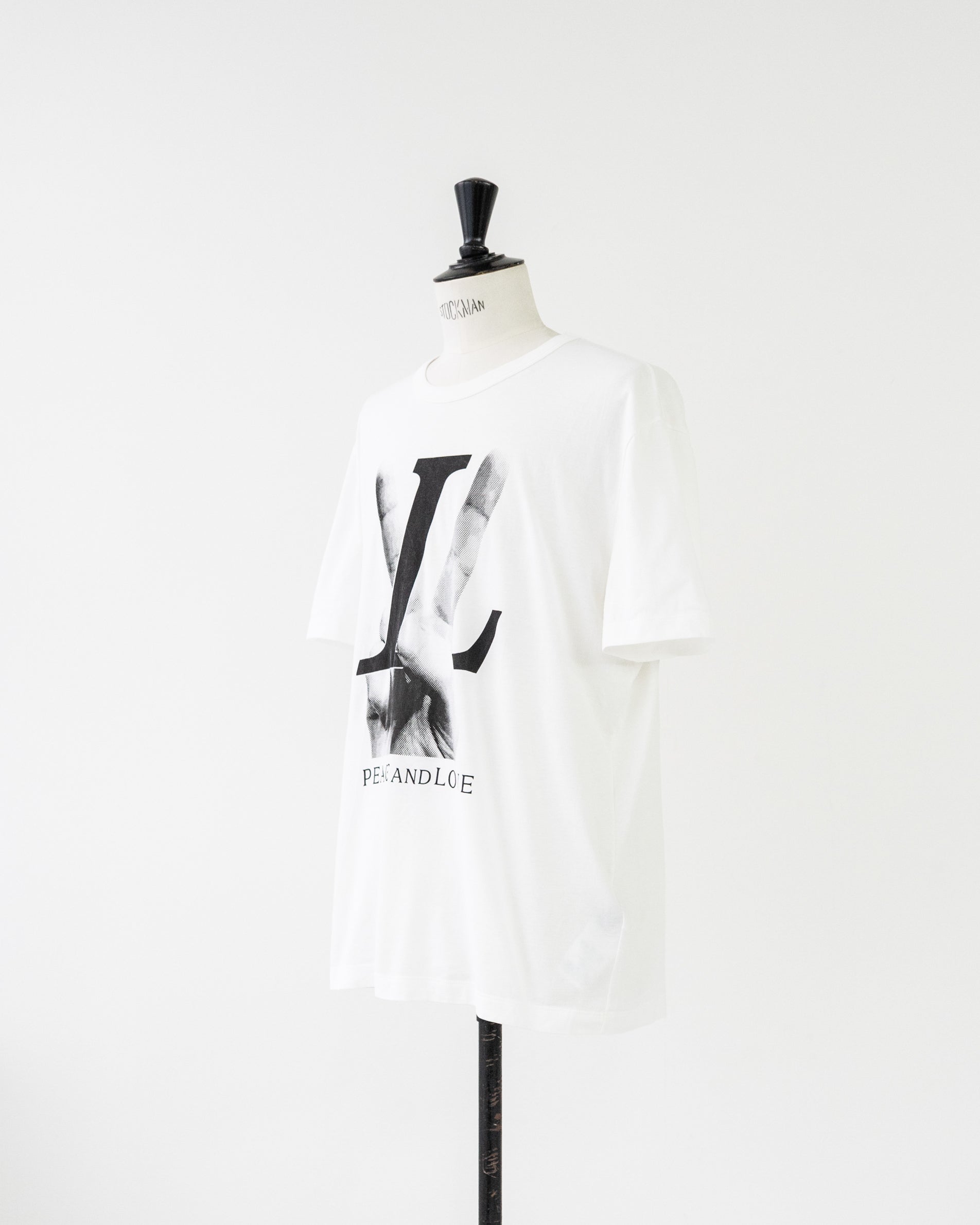 〈LOUIS VUITTON by Kim Jones〉PEACE AND LOVE T-shirt RM182 FMB HFY79W 18AW
