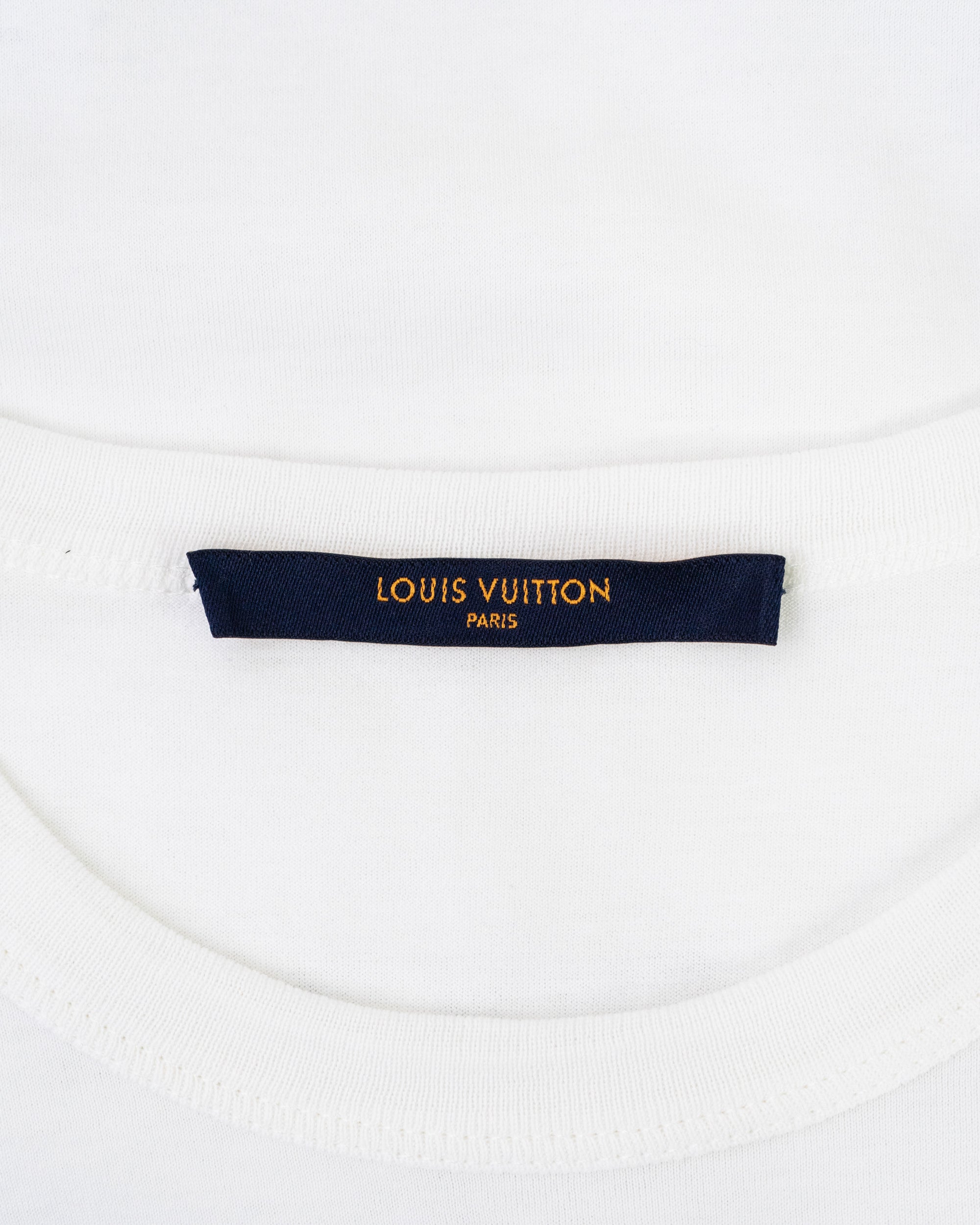 〈LOUIS VUITTON by Kim Jones〉PEACE AND LOVE T-shirt RM182 FMB HFY79W 18AW