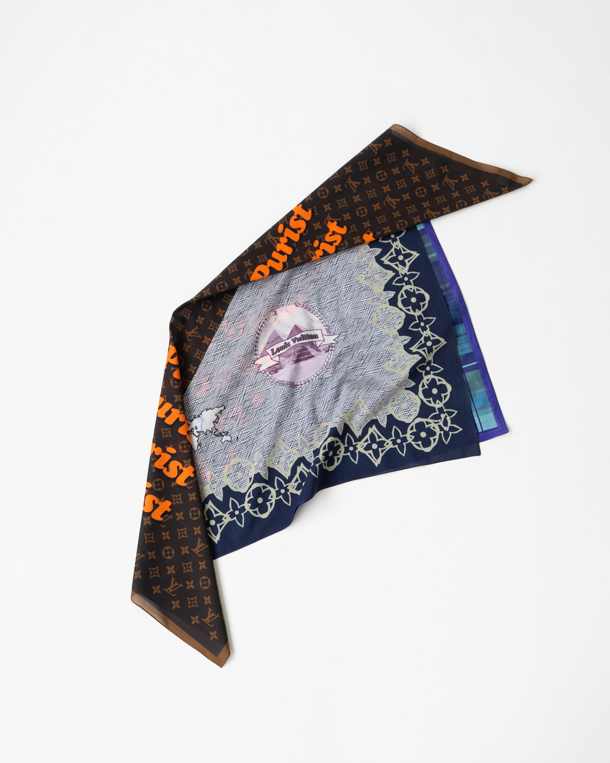 〈LOUIS VUITTON by Virgil Abloh〉LV Collage Bandana