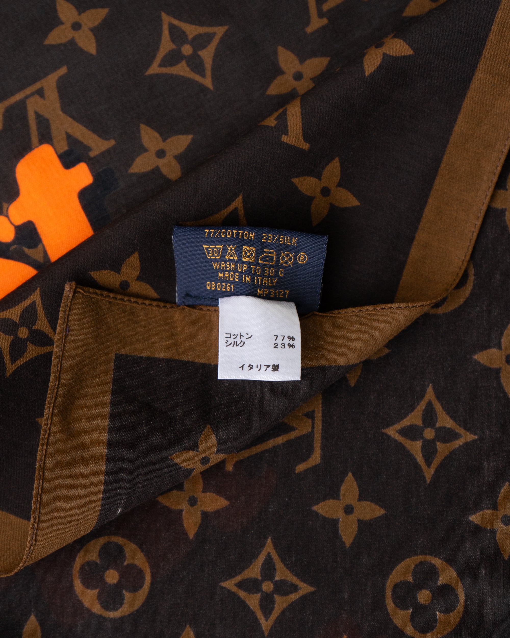 〈LOUIS VUITTON by Virgil Abloh〉LV Collage Bandana
