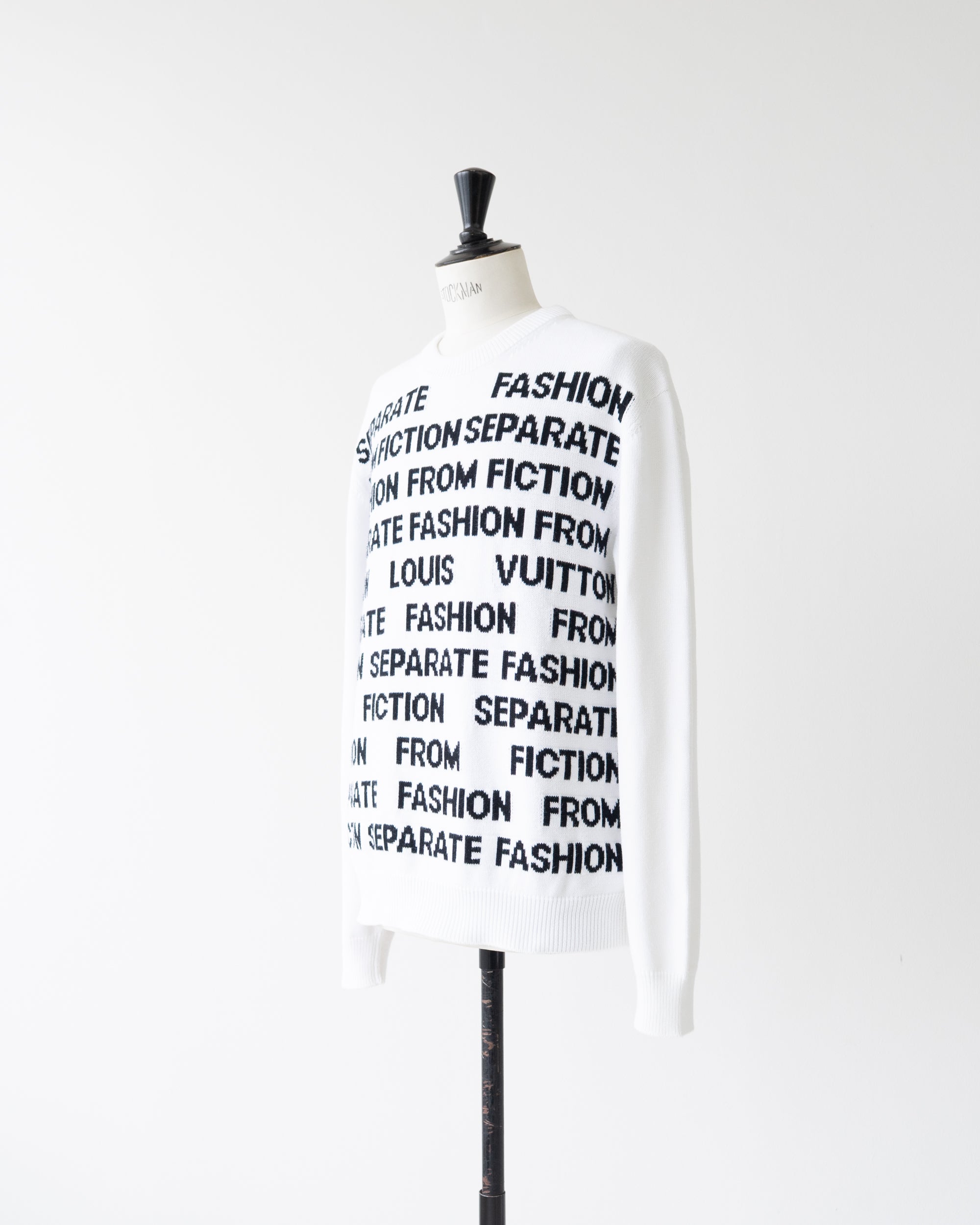 〈LOUIS VUITTON by Virgil Abloh〉Cotton Sweater RM212M USO HLN06W