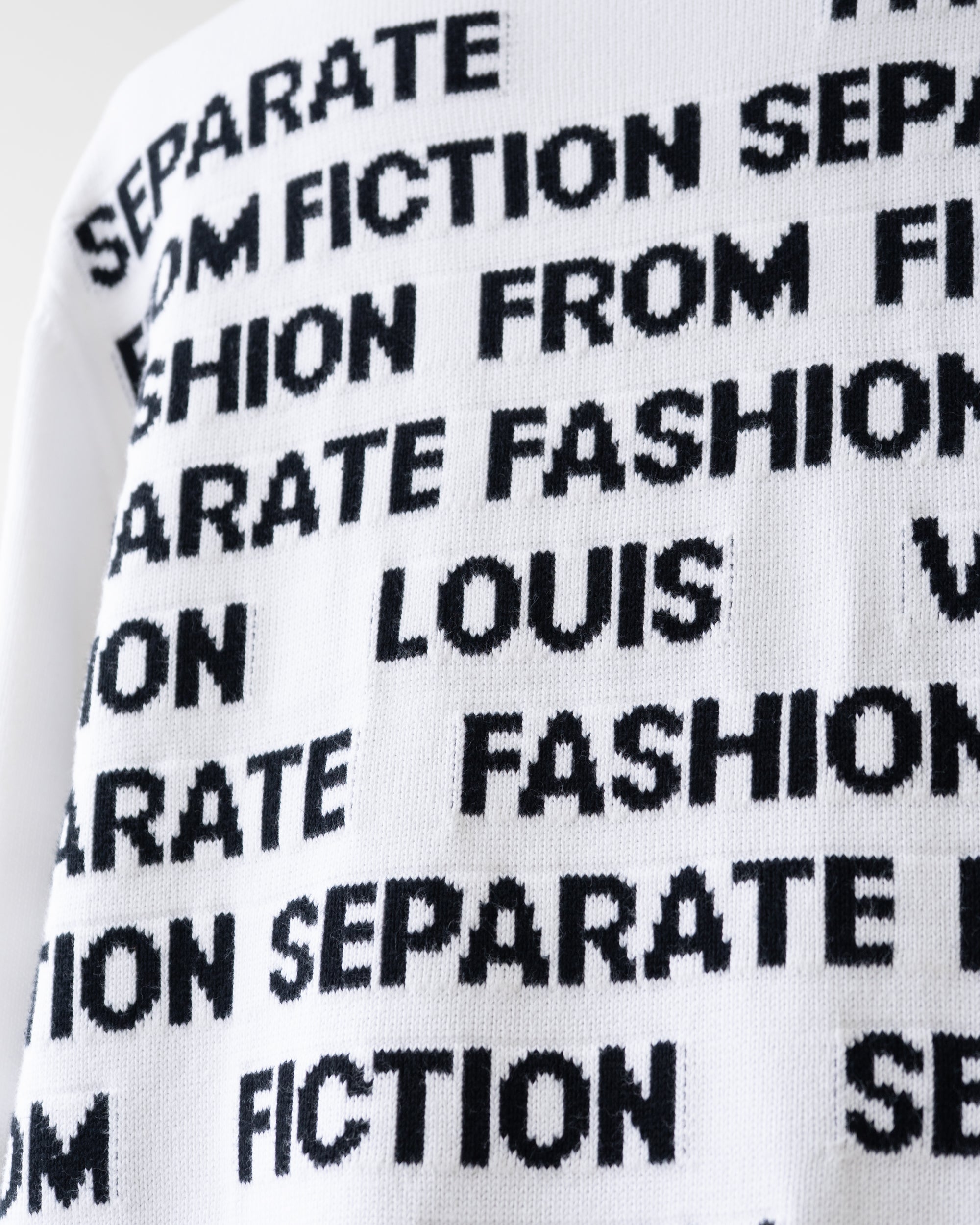 〈LOUIS VUITTON by Virgil Abloh〉Cotton Sweater RM212M USO HLN06W