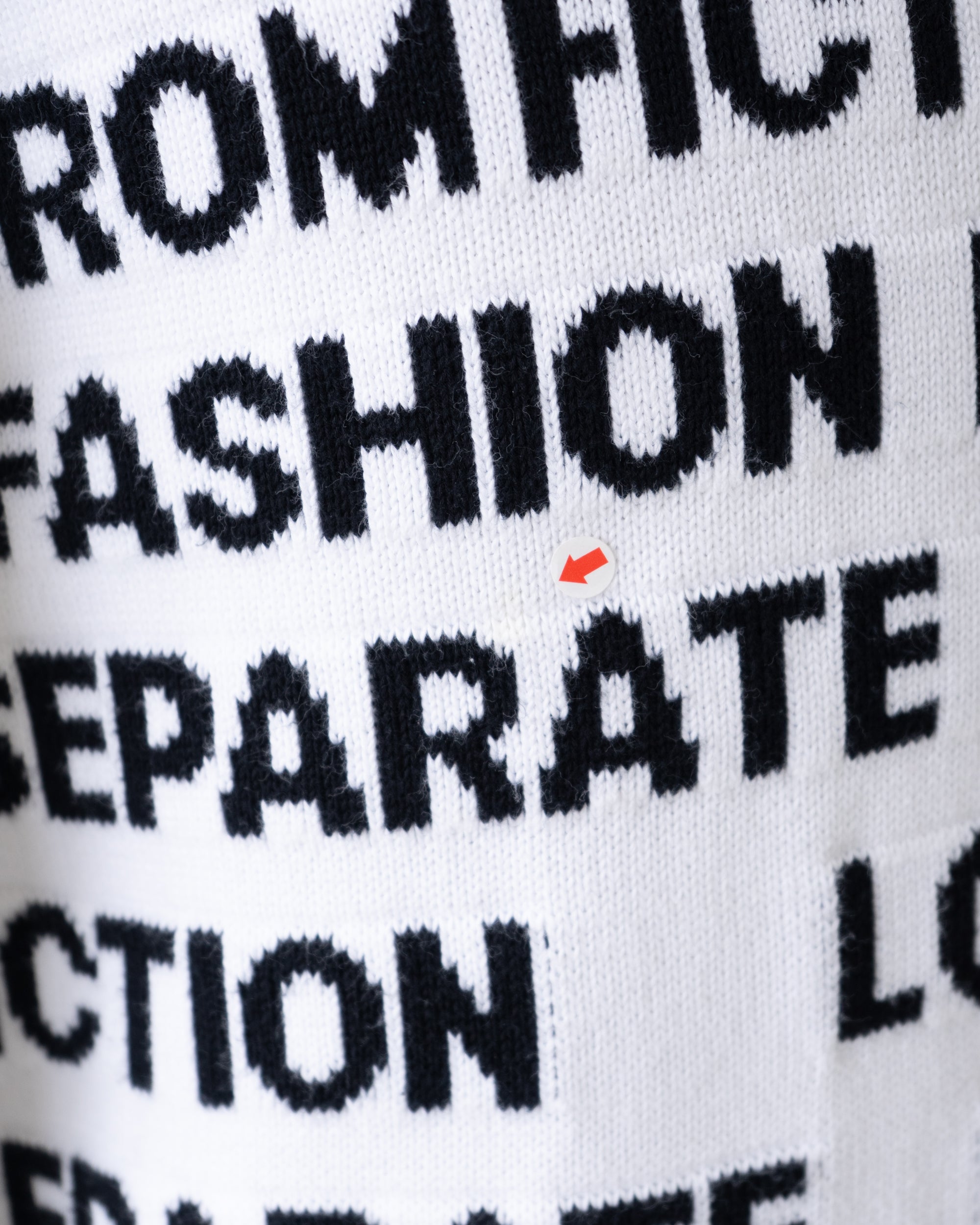 〈LOUIS VUITTON by Virgil Abloh〉Cotton Sweater RM212M USO HLN06W