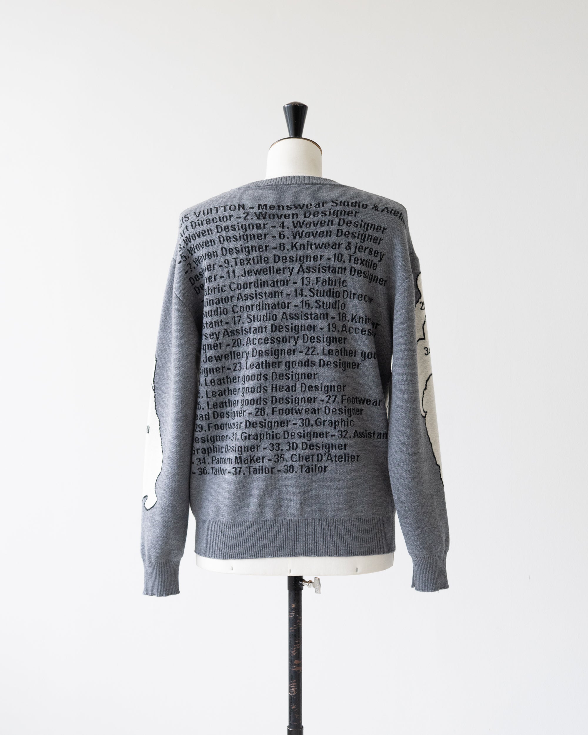 〈LOUIS VUITTON by Virgil Abloh〉Virgil Ablon Knit RM201M TBL HIN14W