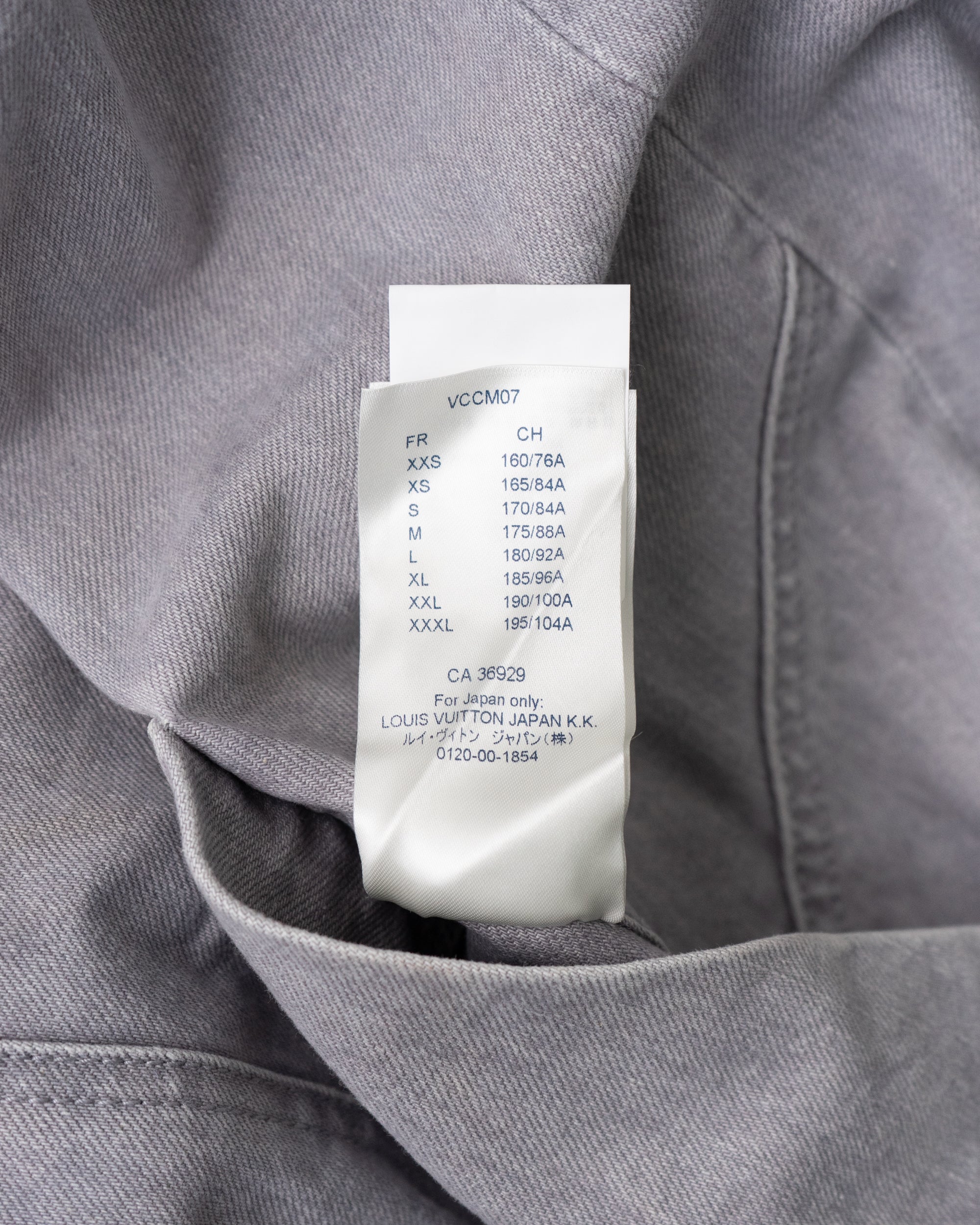 〈LOUIS VUITTON by Virgil Abloh〉Denim Long Coat