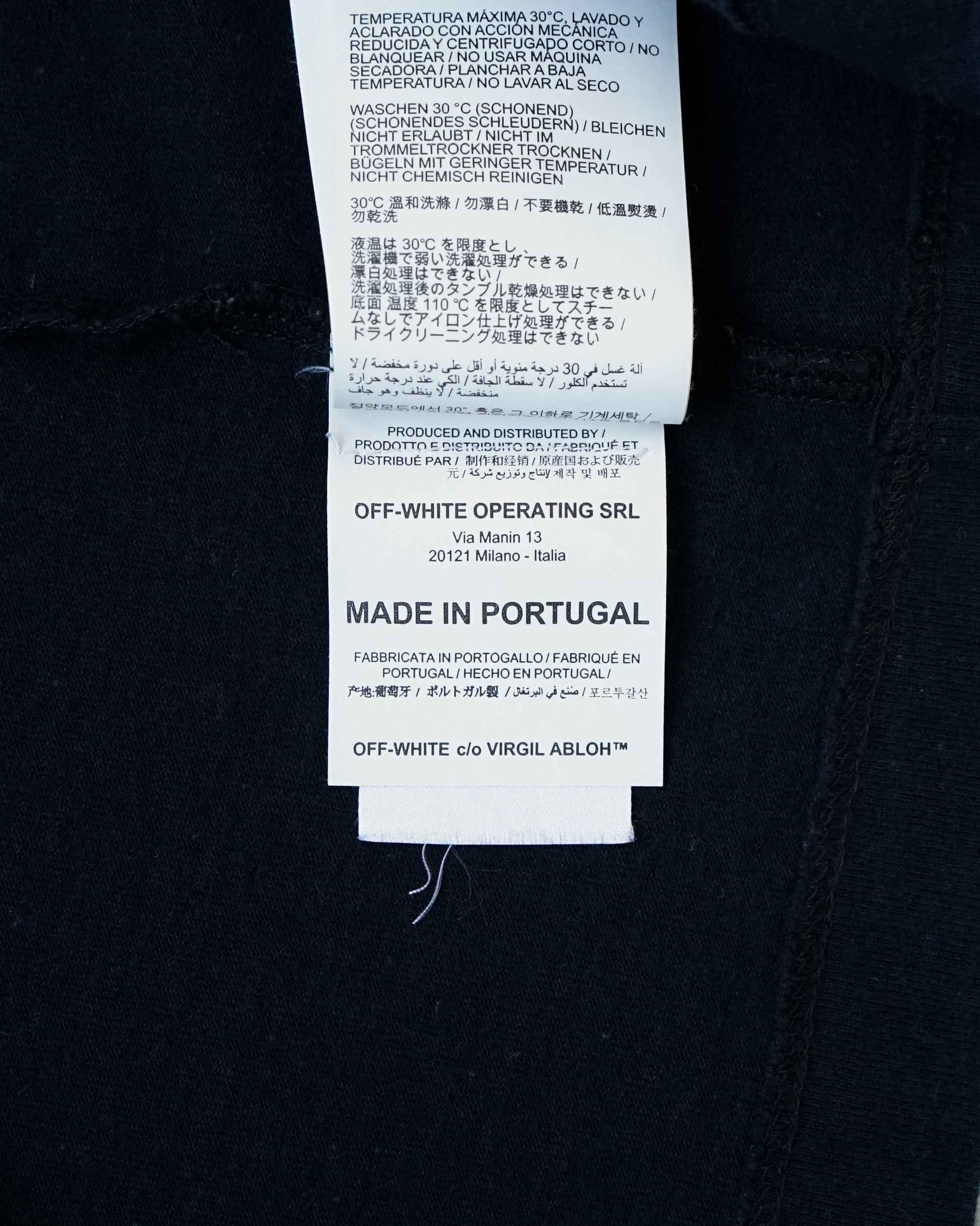 〈OFF-WHITE by Virgil Abloh〉T‐shirt