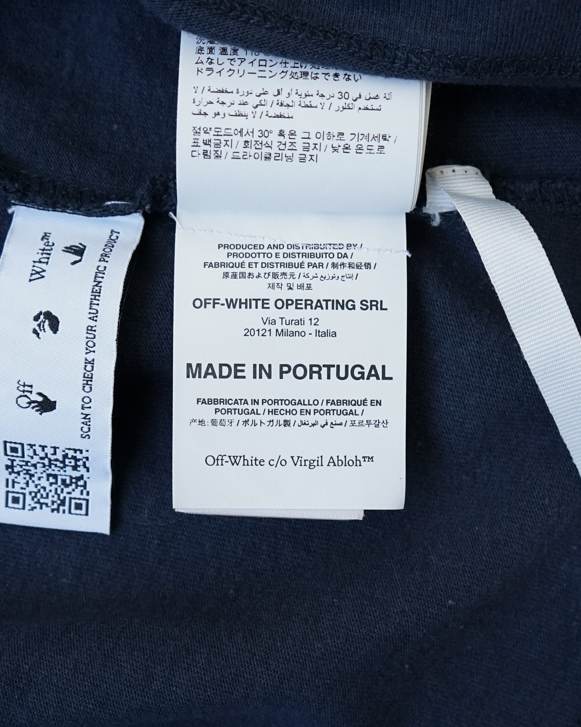〈OFF-WHITE by Virgil Abloh〉T‐shirt
