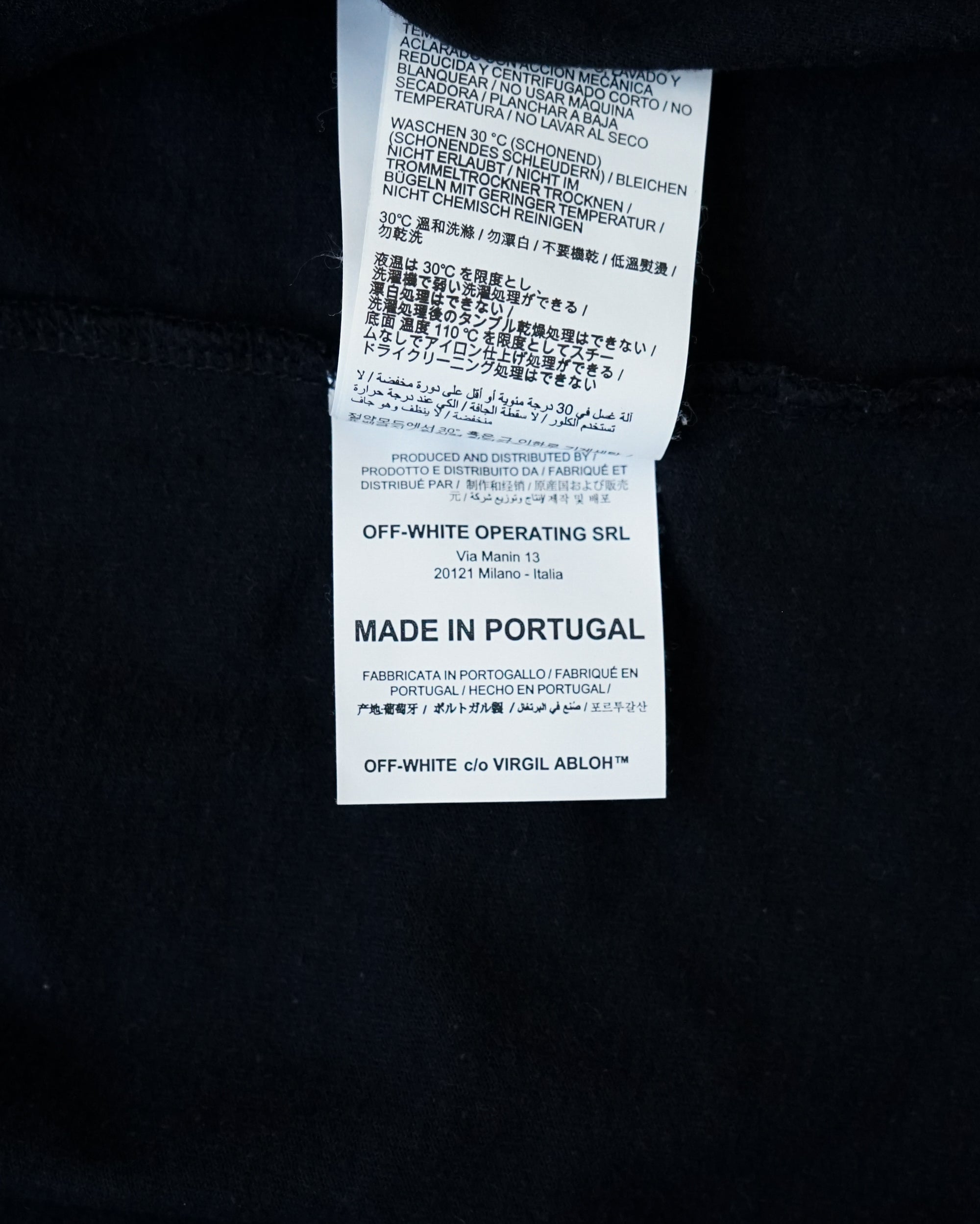 〈OFF-WHITE by Virgil Abloh〉T‐shirt