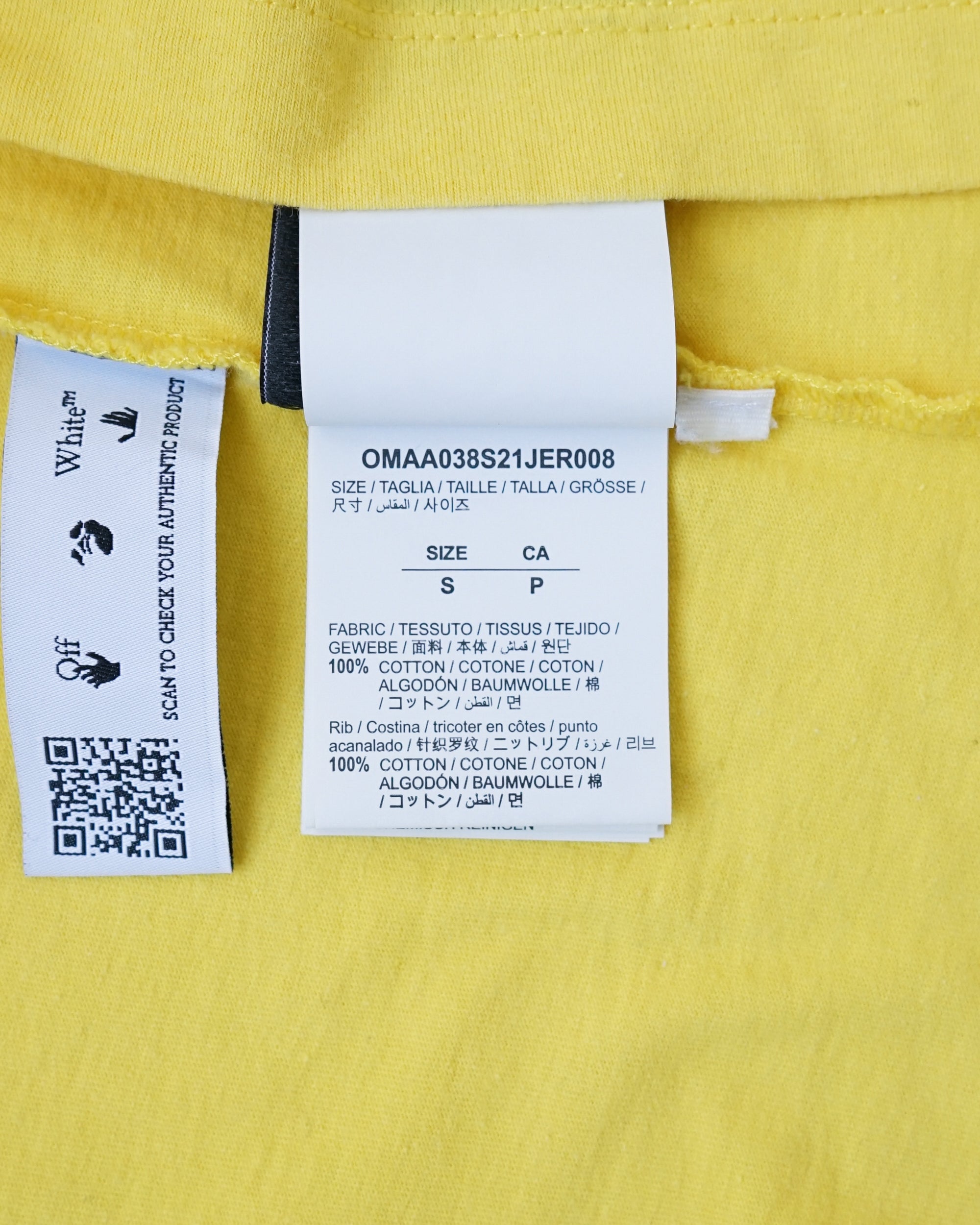 〈OFF-WHITE by Virgil Abloh〉T‐shirt
