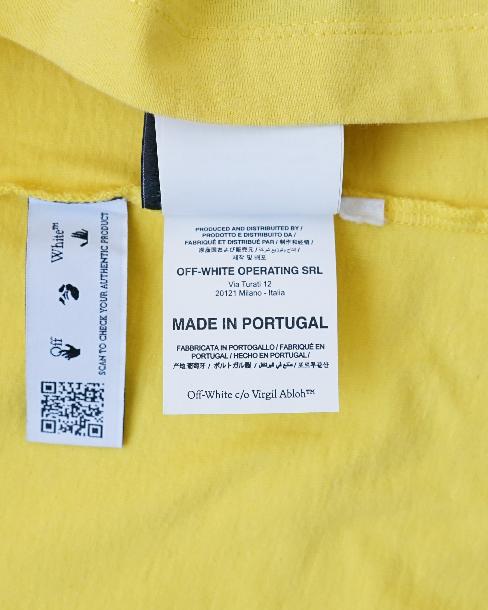 〈OFF-WHITE by Virgil Abloh〉T‐shirt