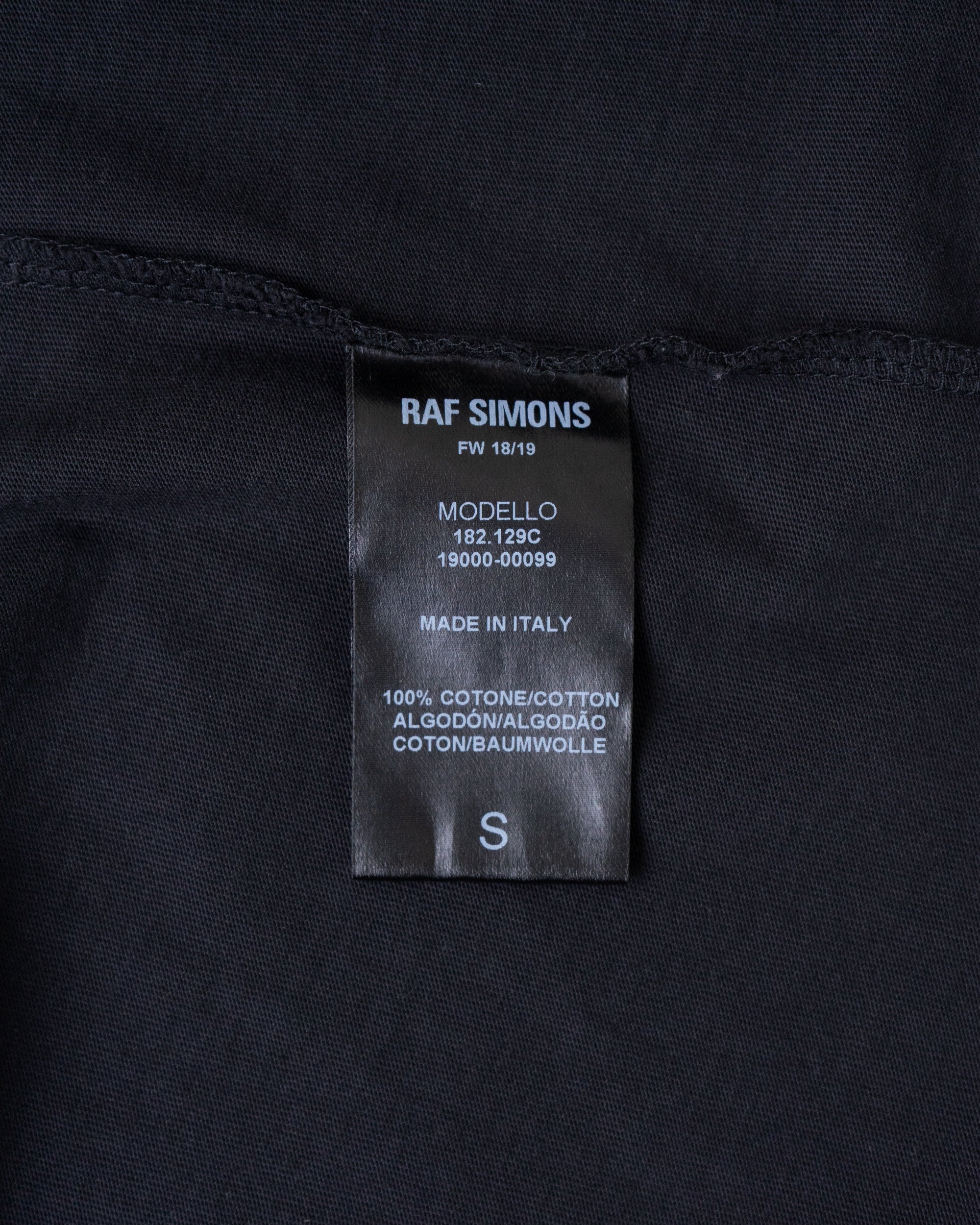 〈RAF SIMONS〉T-shirt