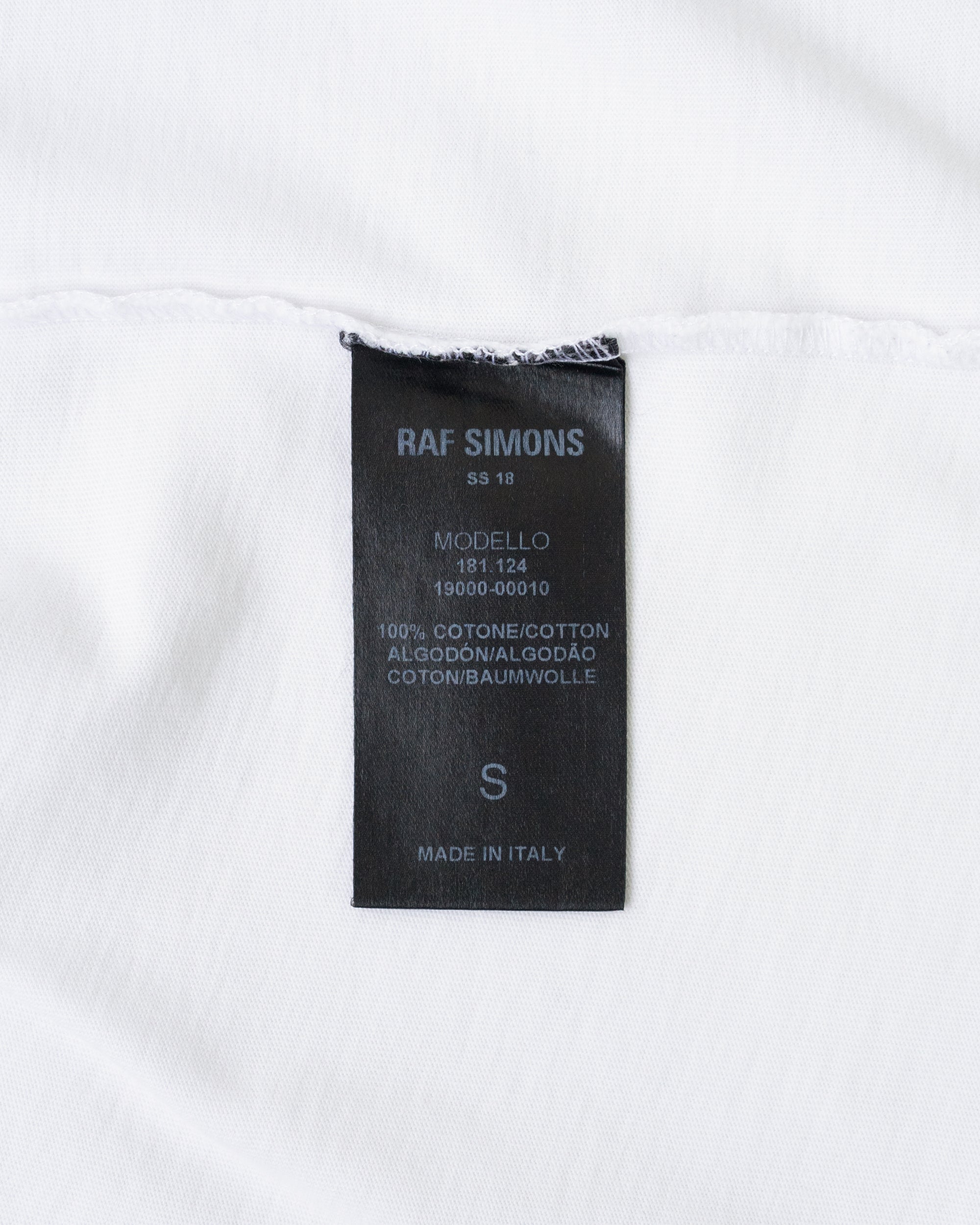 〈RAF SIMONS〉T-shirt