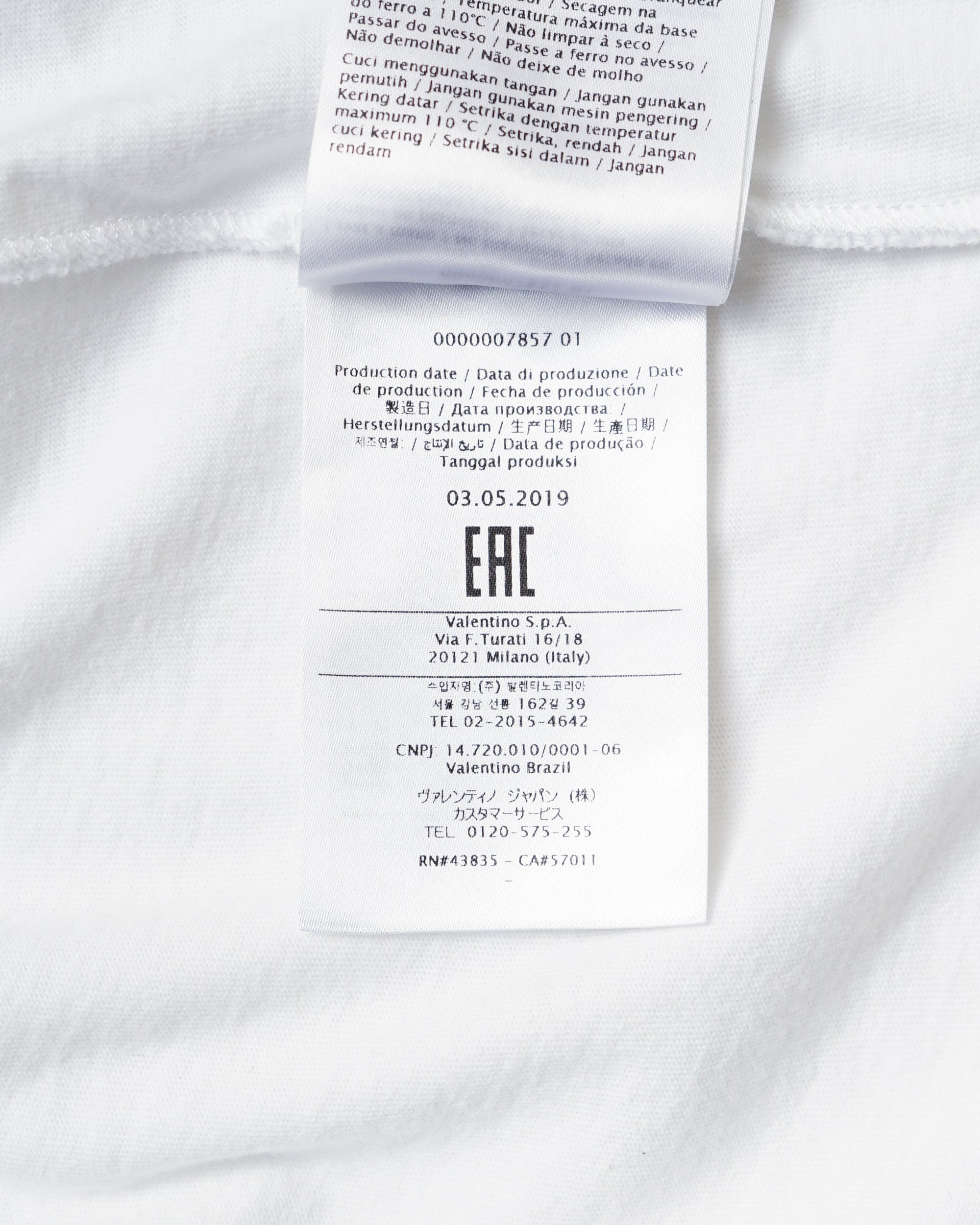 〈VALENTINO × UNDERCOVER 〉T‐shirt