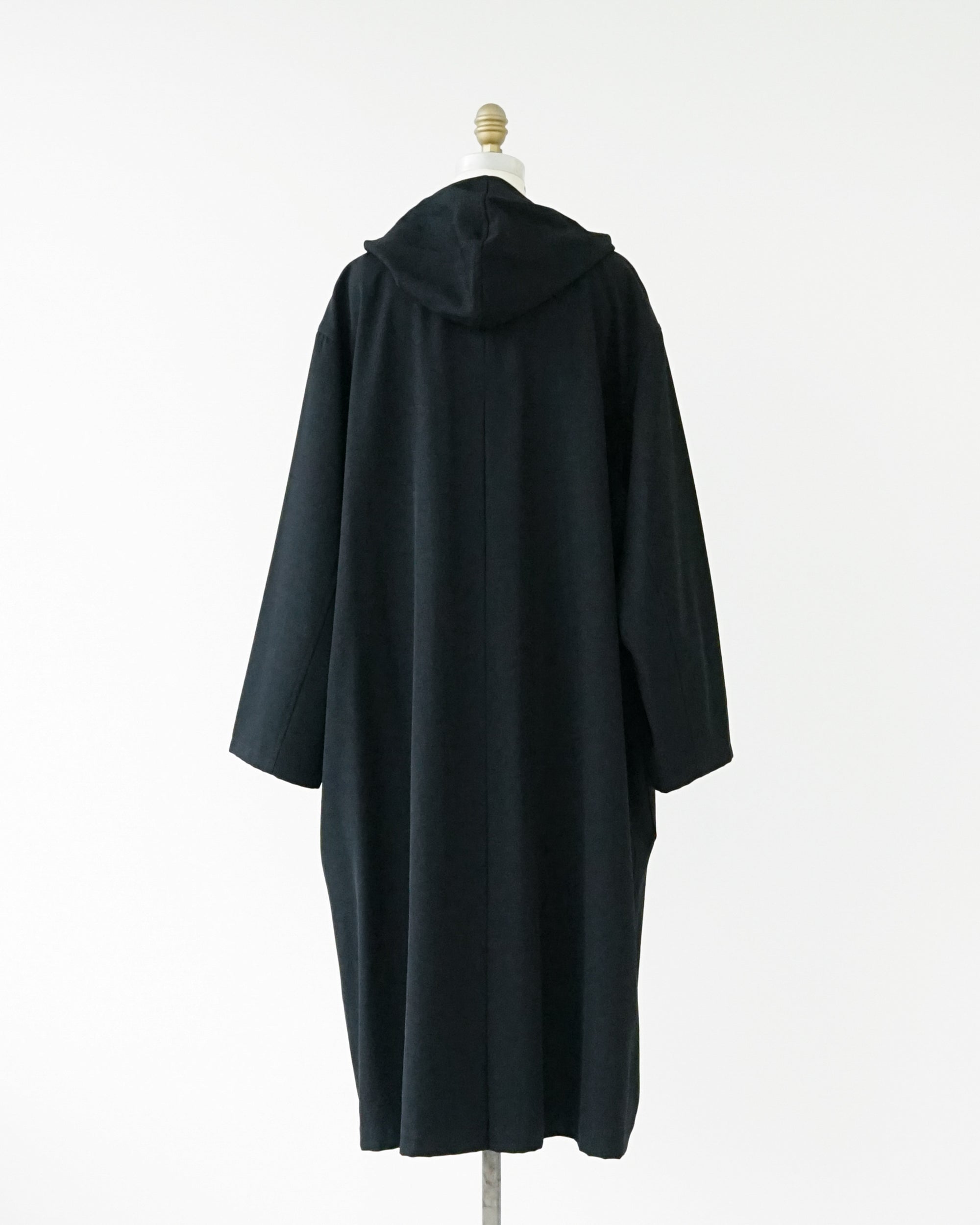〈Yohji Yamamoto〉Wool Gabardine Belted Coat