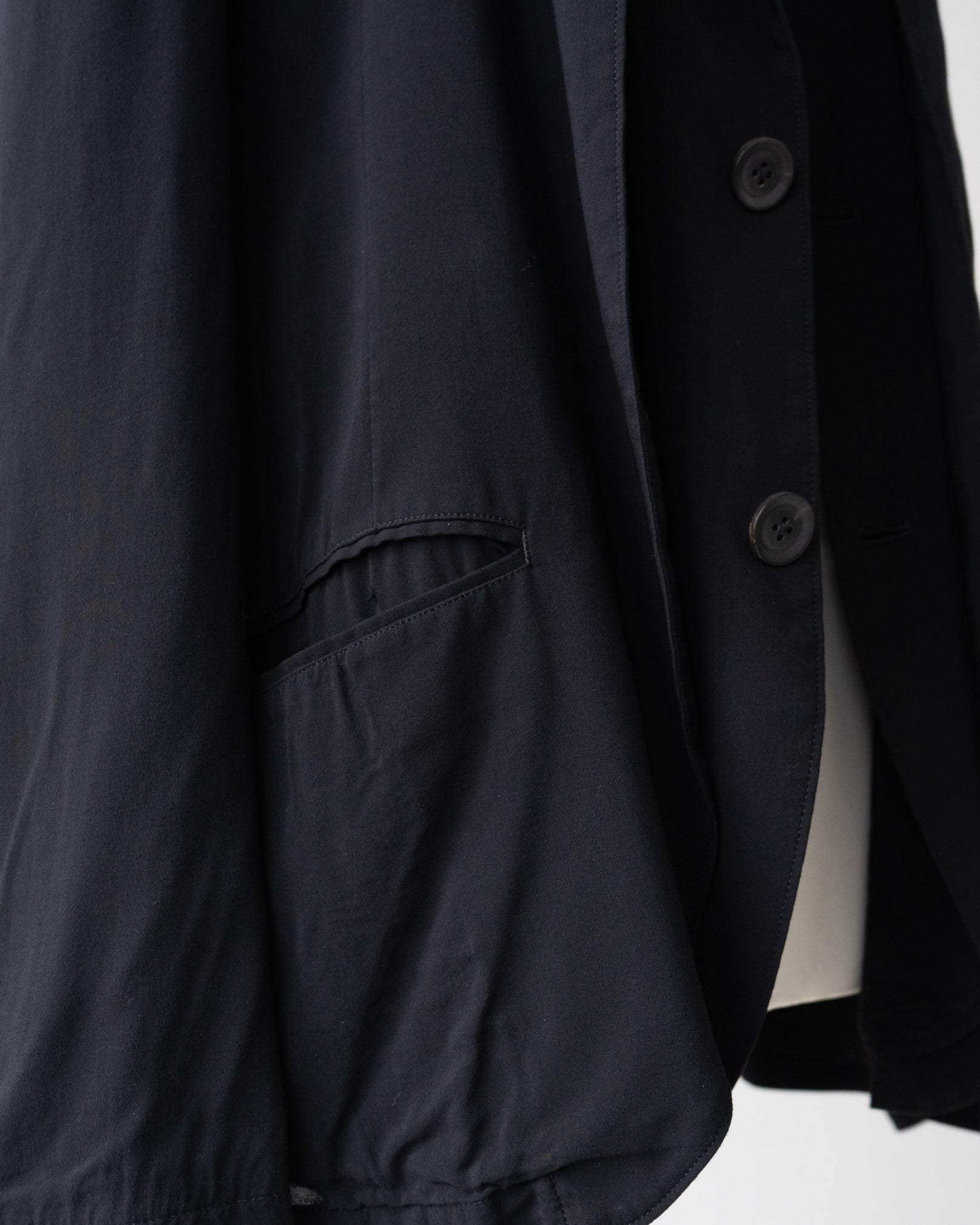 〈Yohji Yamamoto POUR HOMME〉Layered Sheer Jacket