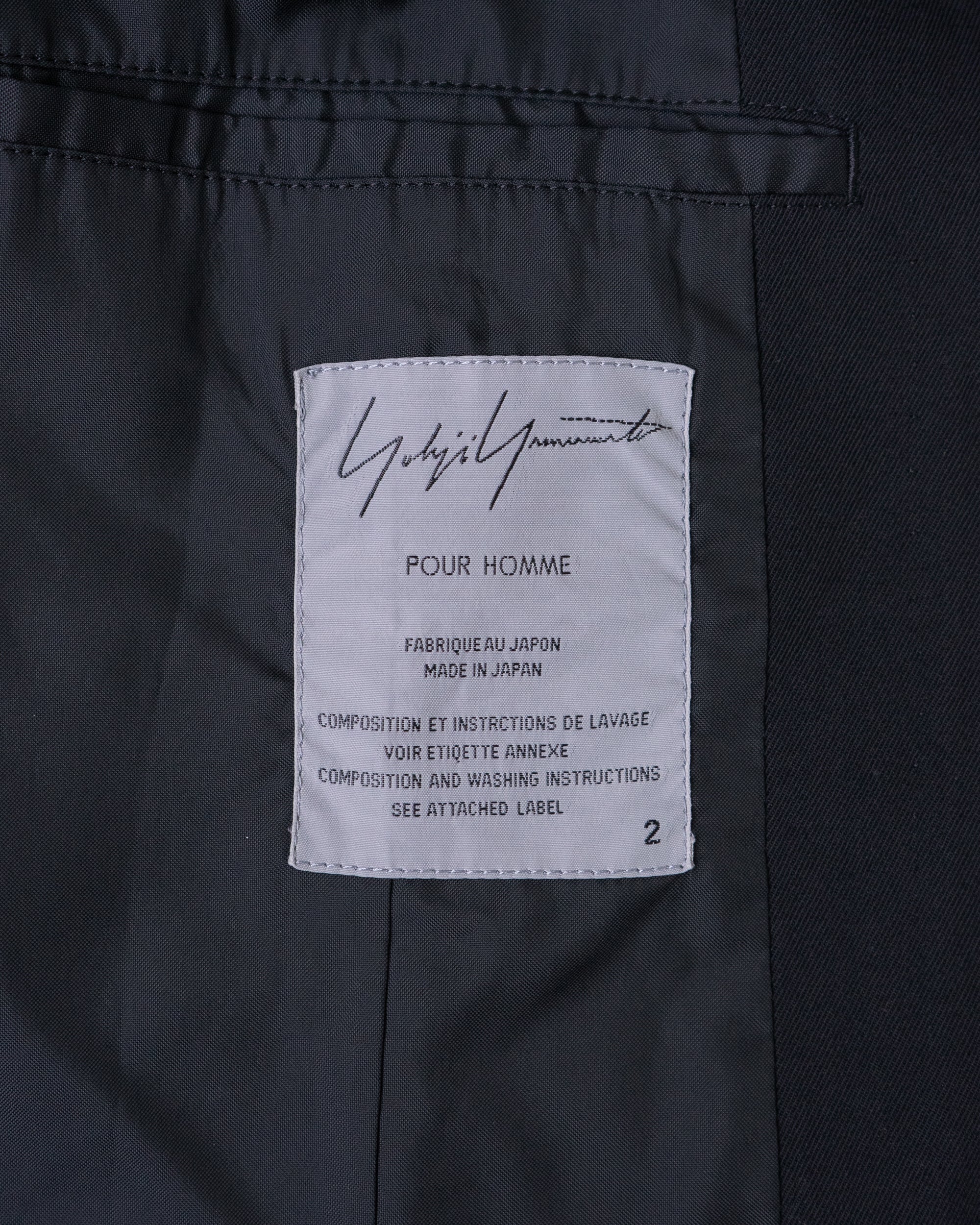 〈Yohji Yamamoto POUR HOMME〉Tailored Jacket