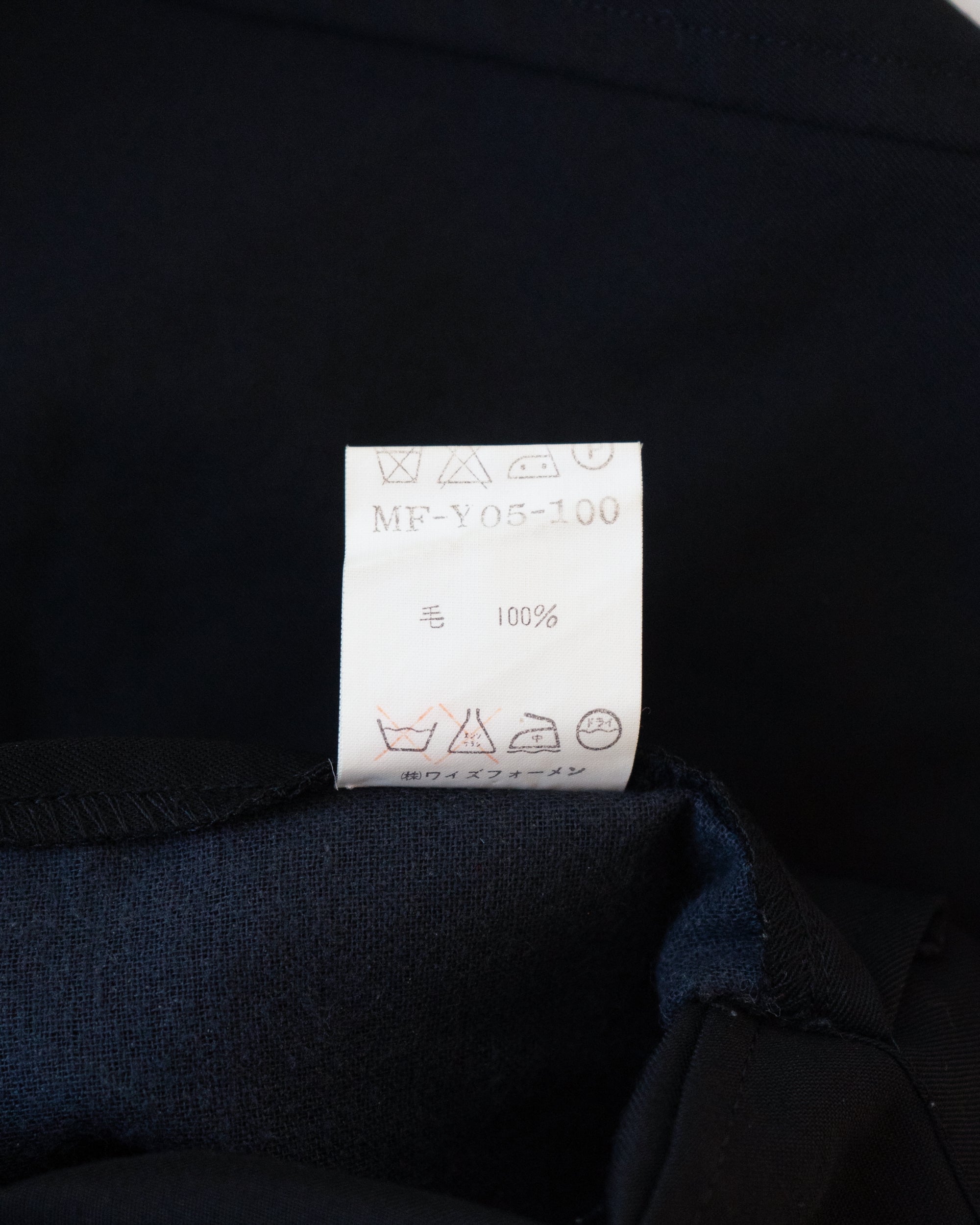 〈Y's for men〉Wool gabardine Blouson