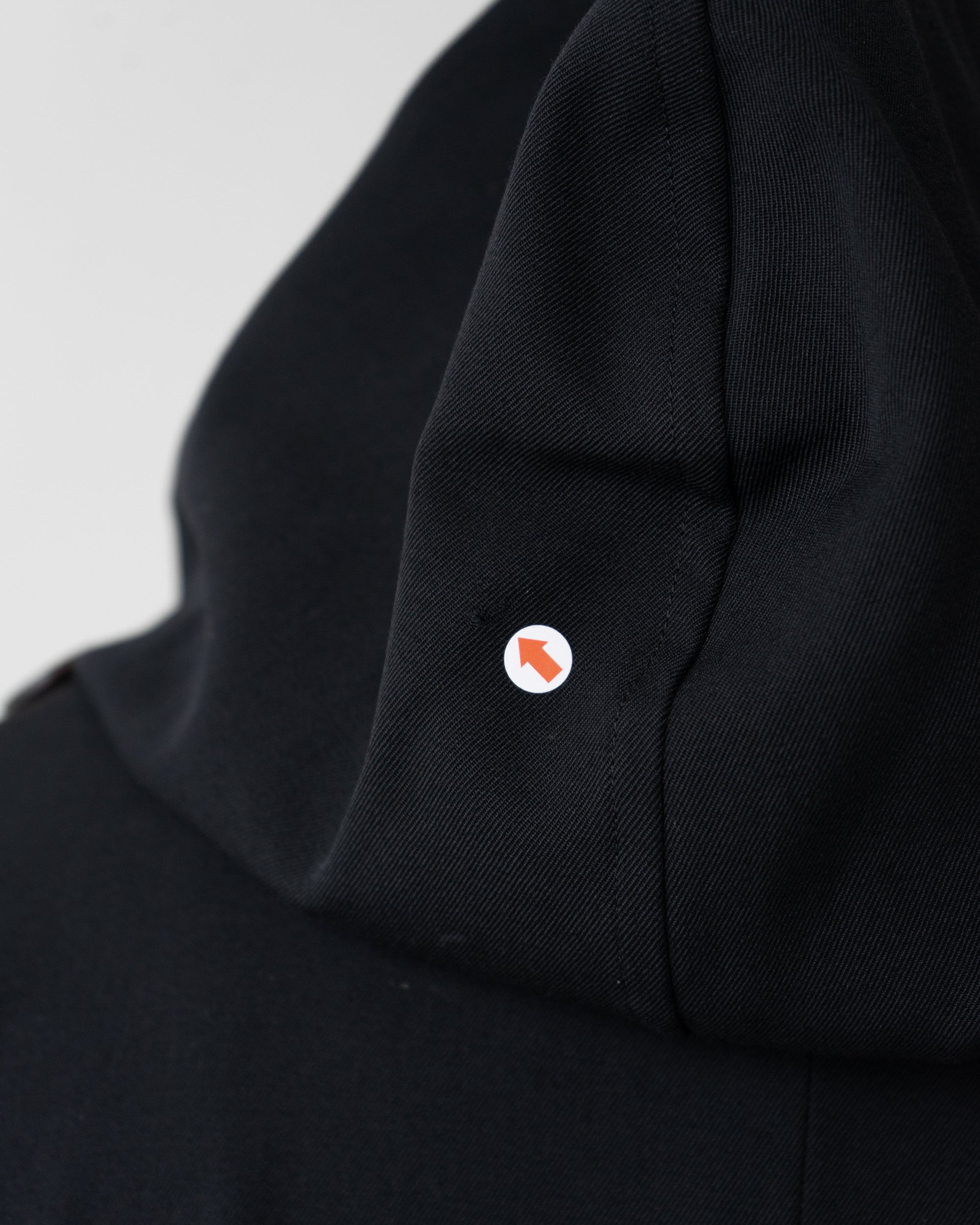 〈Yohji Yamamoto〉Wool Gabardine Hooded Coat