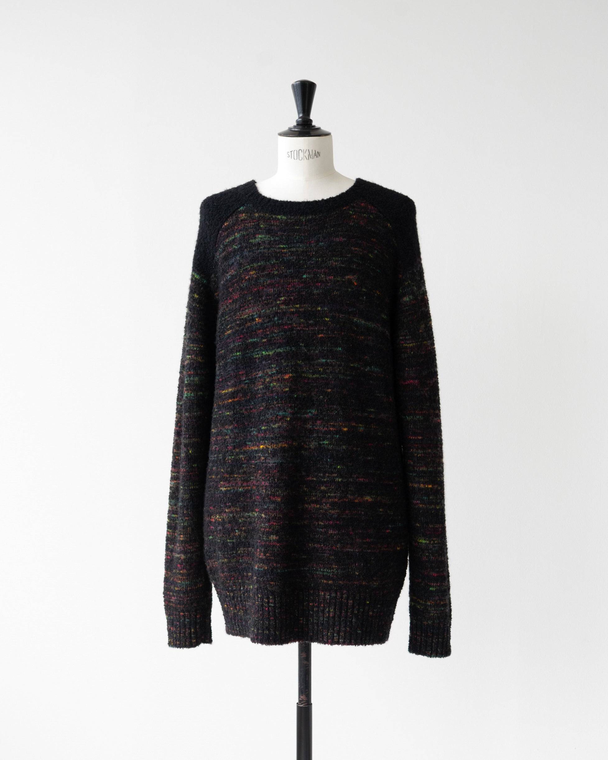〈Yohji Yamamoto POUR HOMME〉Mix Knit Sweater