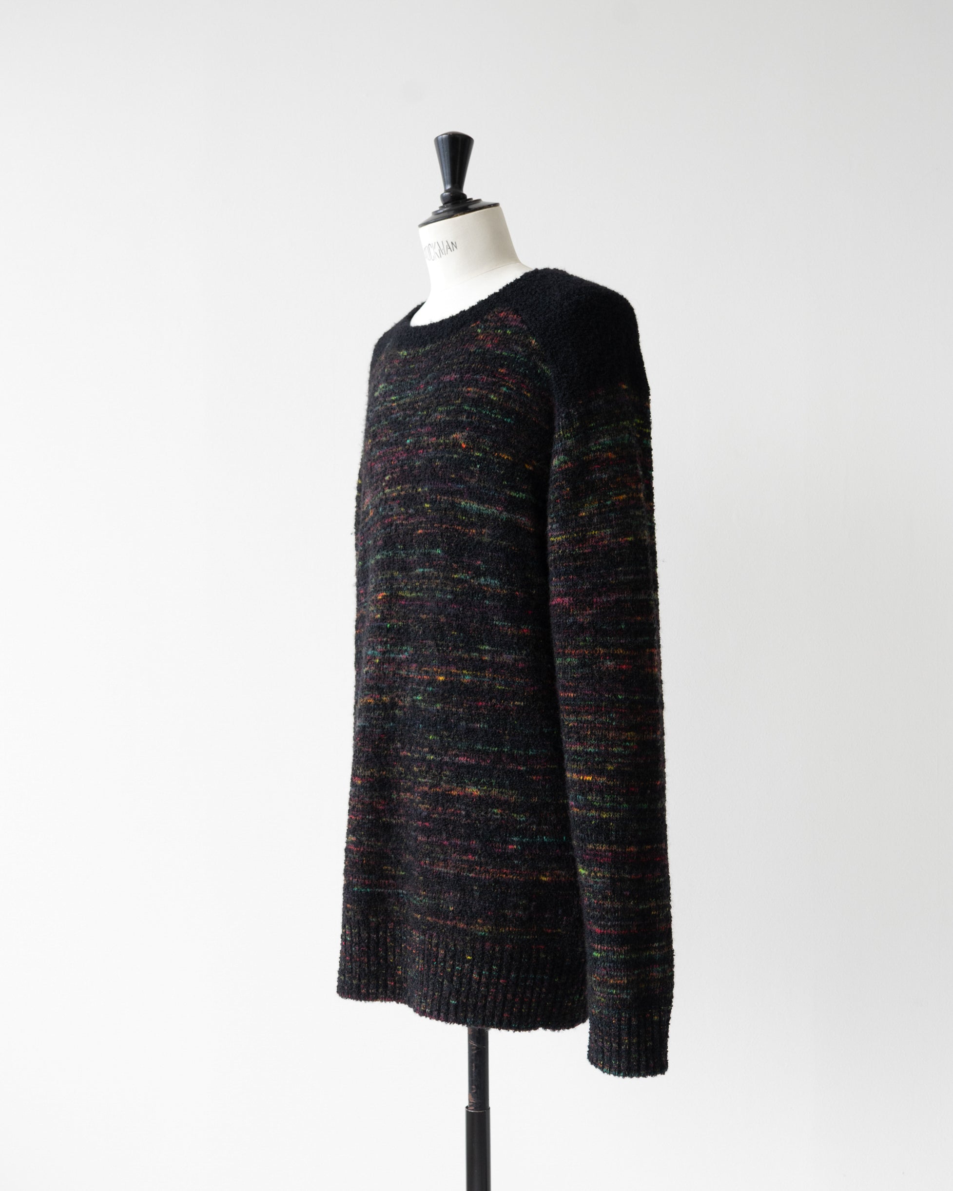 〈Yohji Yamamoto POUR HOMME〉Mix Knit Sweater