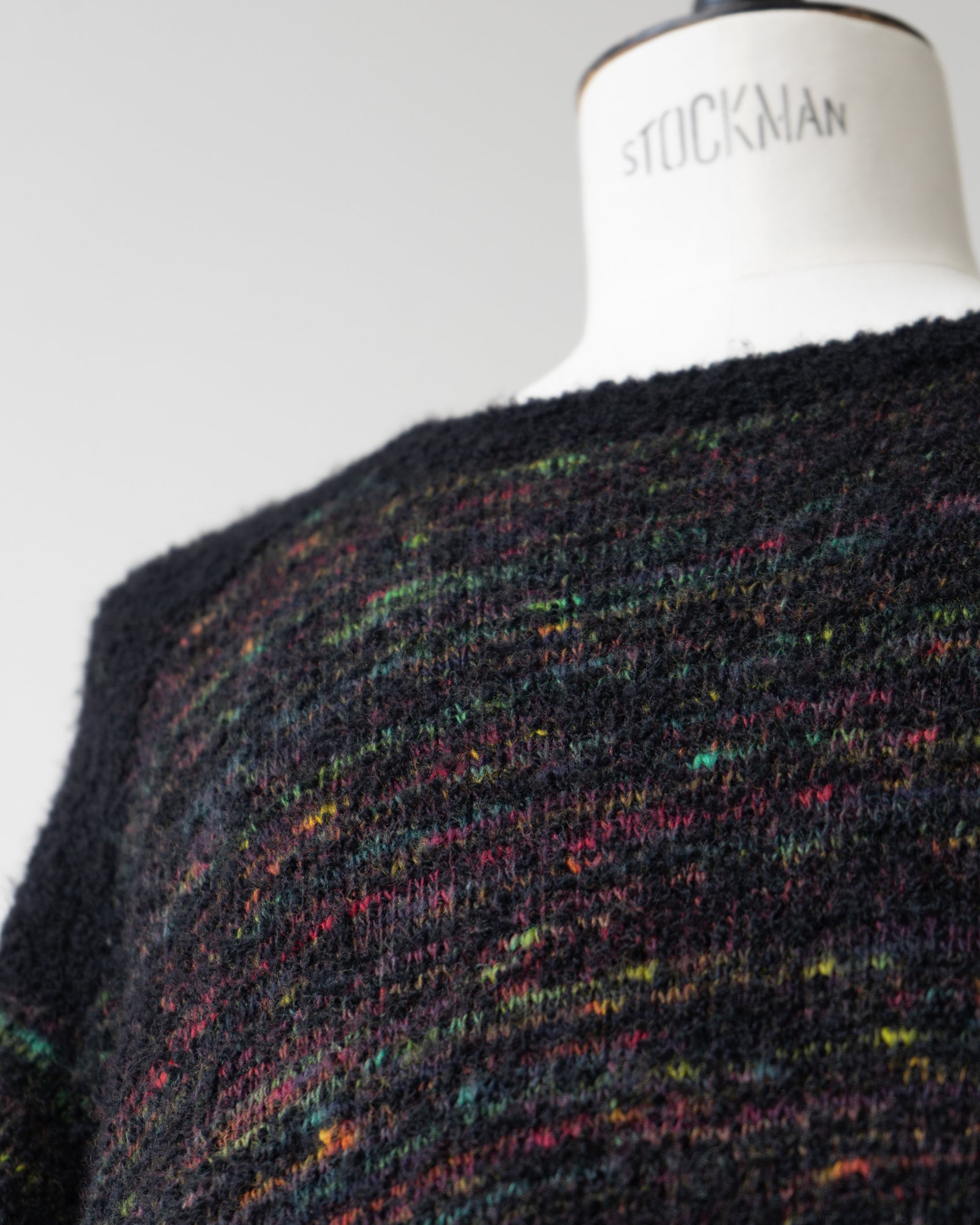 〈Yohji Yamamoto POUR HOMME〉Mix Knit Sweater