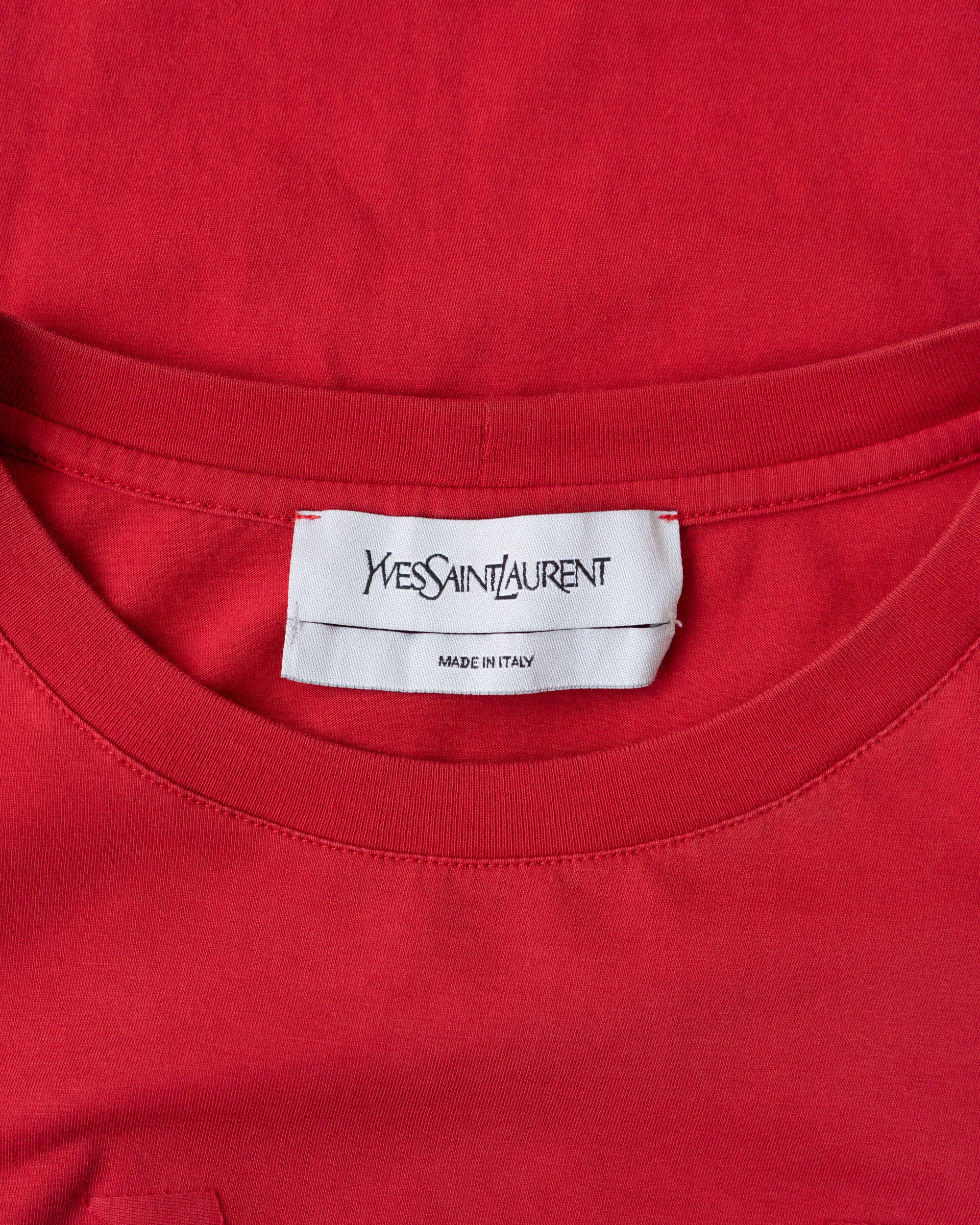 〈Yves Saint Laurent〉Logo T-shirt